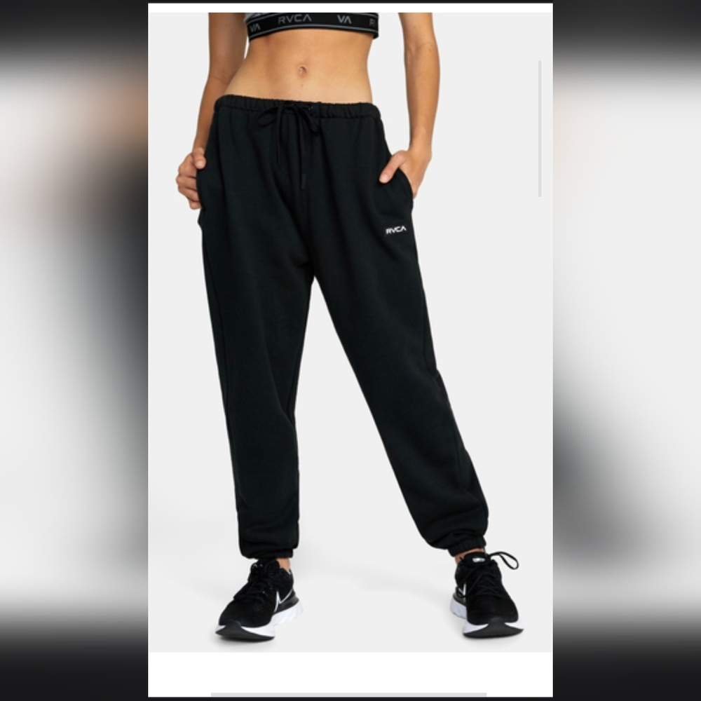RVCA Classic Black Jogger Sweatpants
